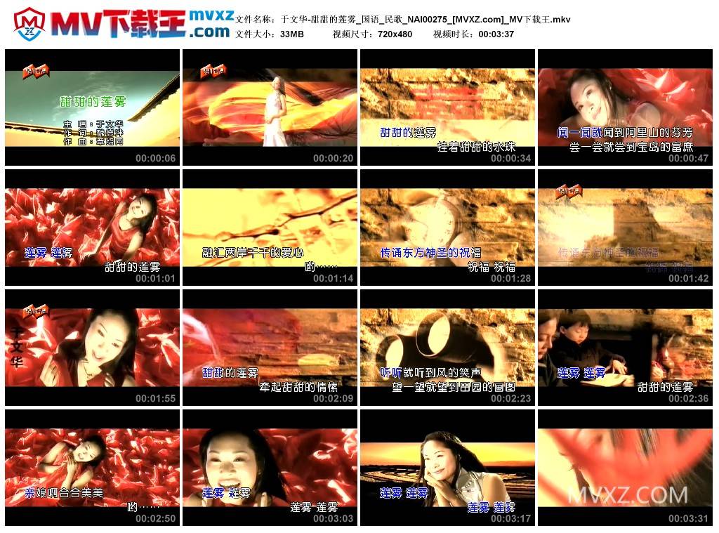 于文华-甜甜的莲雾_国语_民歌_NAI00275